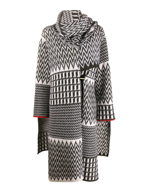 STELLA McCARTNEY: cardigans - Wool patchwork cardigan