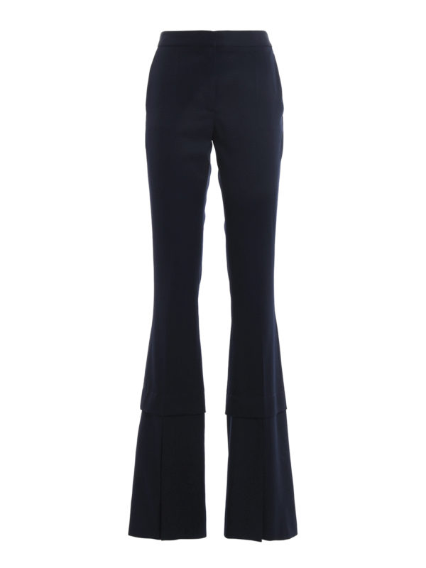 STELLA McCARTNEY: pantaloni casual - Pantaloni Sally con spacchi davanti