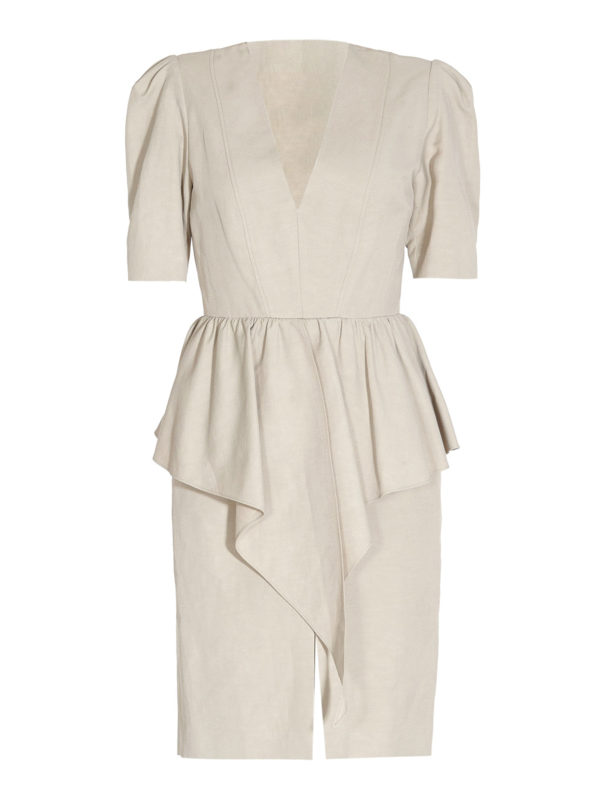 STELLA McCARTNEY: cocktail dresses - Short sleeve peplum dress