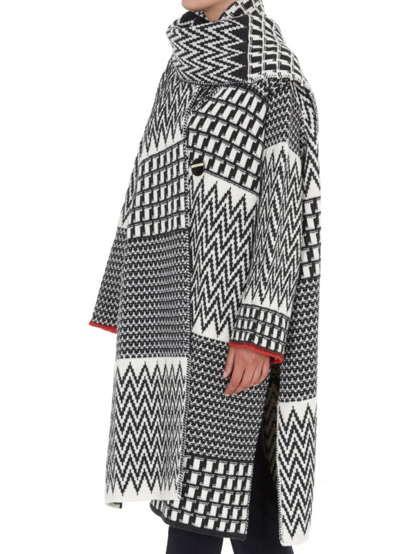 STELLA McCARTNEY: cardigans online - Wool patchwork cardigan
