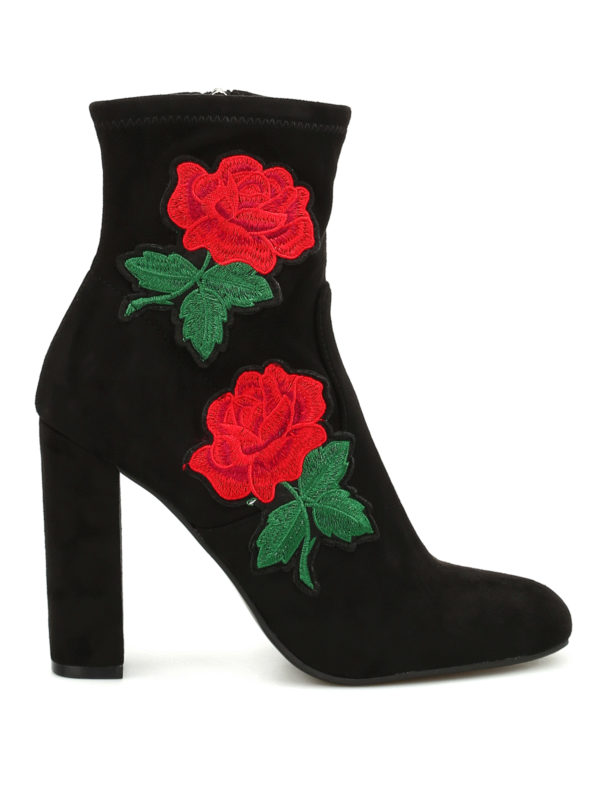 Steve Madden: ankle boots - Edition rose patch booties