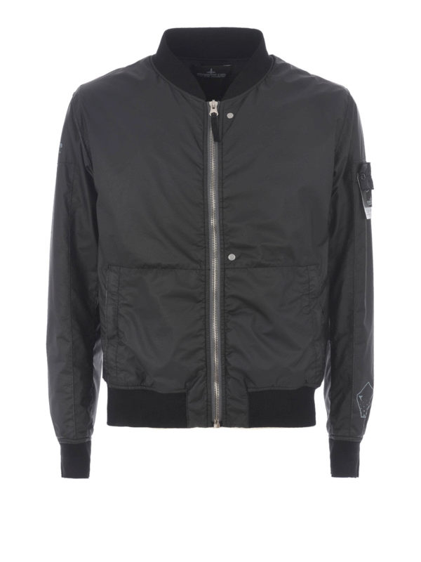 STONE ISLAND: bombers - Poly-Hide 2L bomber jacket