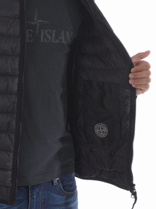 STONE ISLAND buy online Black ultralight padded jacket