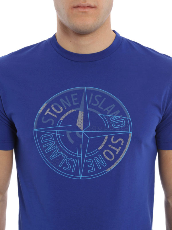 STONE ISLAND buy online Front logo T-shirt