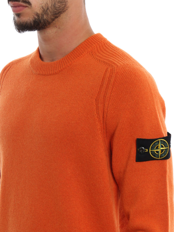 STONE ISLAND buy online Rundhalspullover - Orange