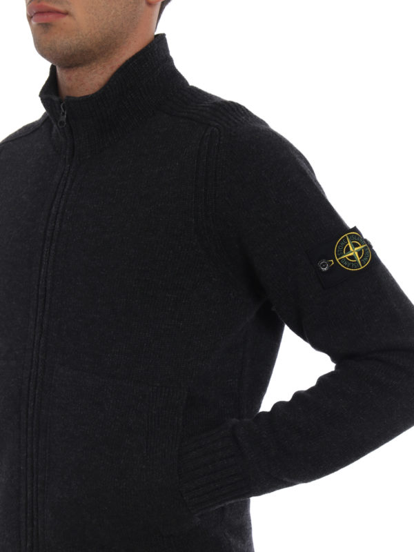 STONE ISLAND buy online Cardigan - Dunkelgrau