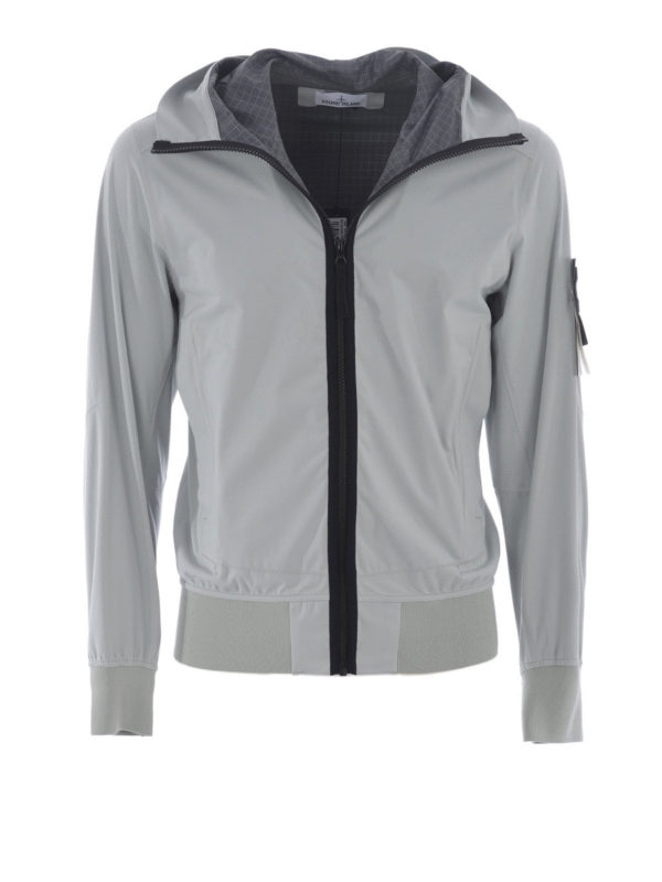 STONE ISLAND: Chaquetas casual - Light Soft Shell Check Grid