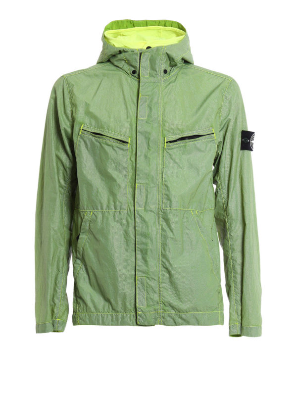 STONE ISLAND: casual jackets - Pixel Reflective jacket