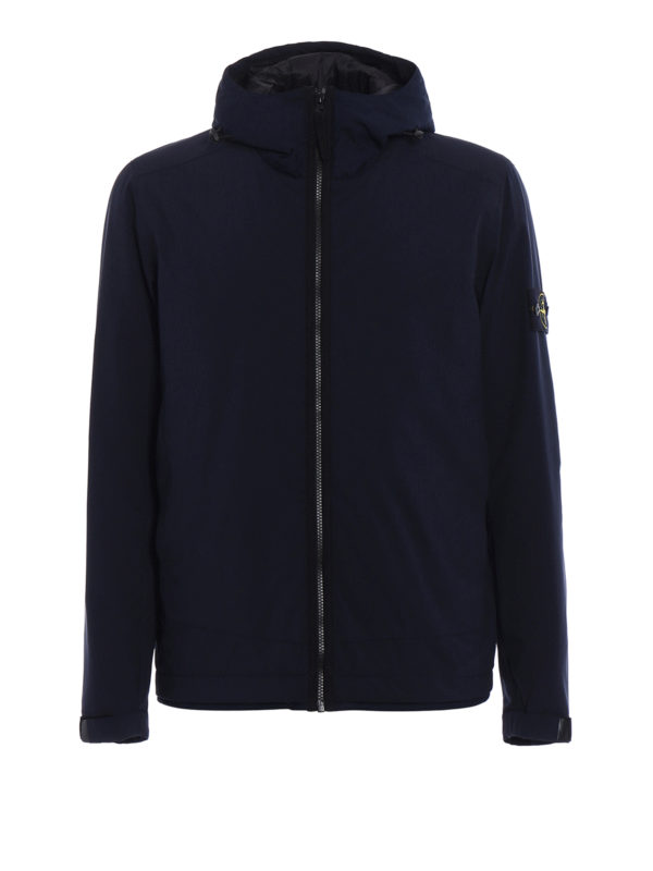 STONE ISLAND: casual jackets - Soft Shell-Primaloft hooded jacket