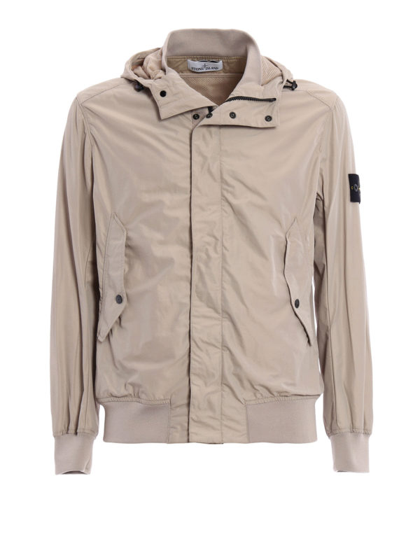 STONE ISLAND: casual jackets - Waterproof hooded jacket