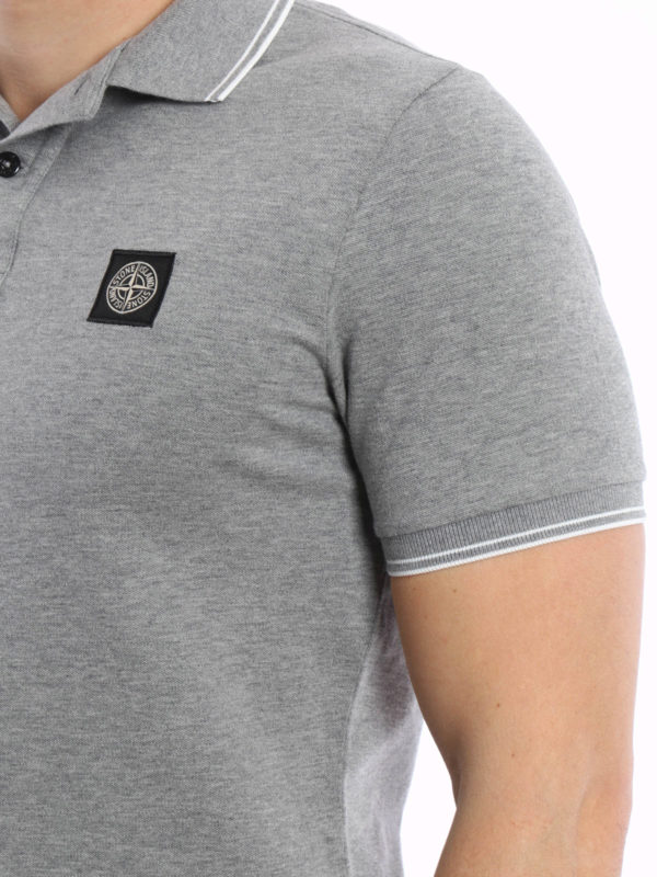iKRIX STONE ISLAND: Poloshirt Fur Herren - Grau