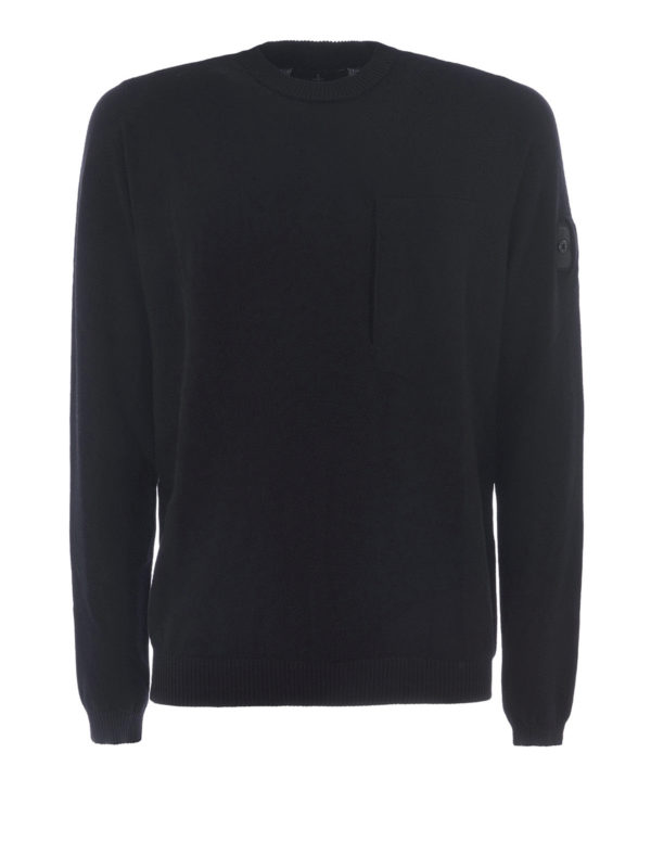 STONE ISLAND: crew necks - Catch Pocket-Shadow Project sweater