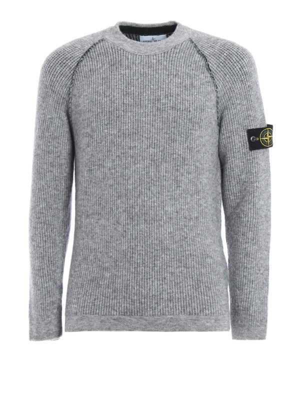 STONE ISLAND: Strickpullover mit Rundhalsausschnitt - Pullover Mit Rundhalsausschnitt