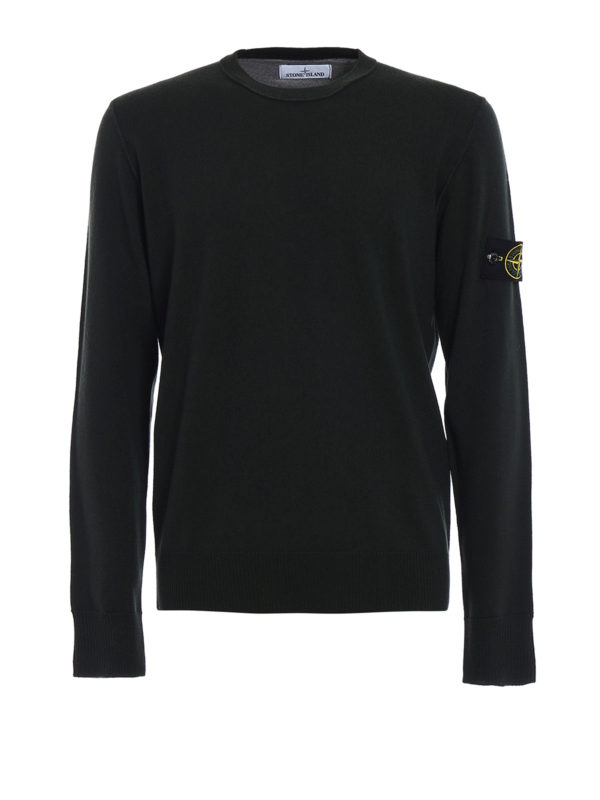 STONE ISLAND: maglia collo rotondo - Girocollo in lana stile marinaro