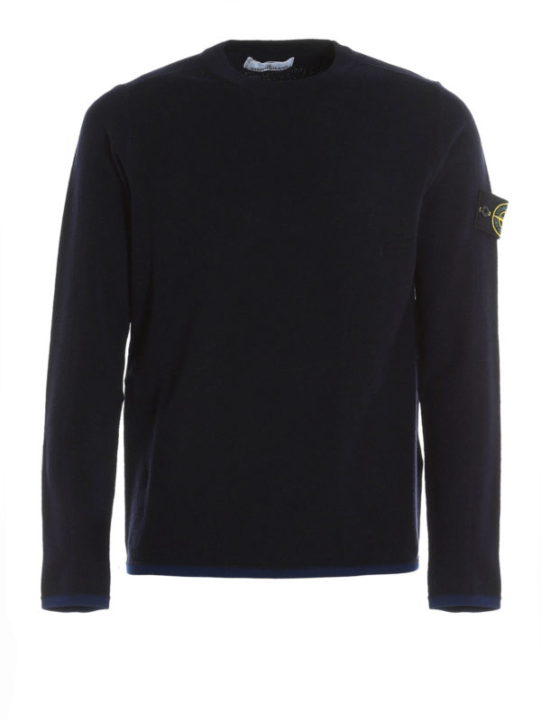 STONE ISLAND: Strickpullover mit Rundhalsausschnitt - Pullover Mit Rundhalsausschnitt