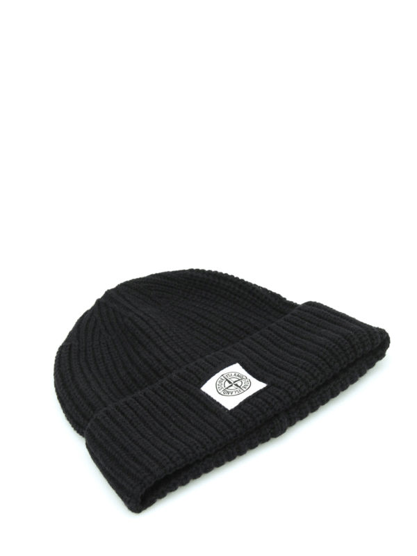 STONE ISLAND: hats & caps - Wool beanie