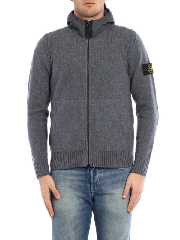 STONE ISLAND: Cárdigans online - Cárdigans Grises Para Hombre