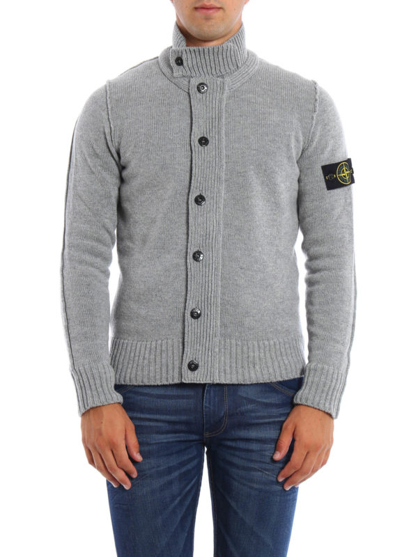 STONE ISLAND: Cárdigans online - Cárdigans Grises Para Hombre