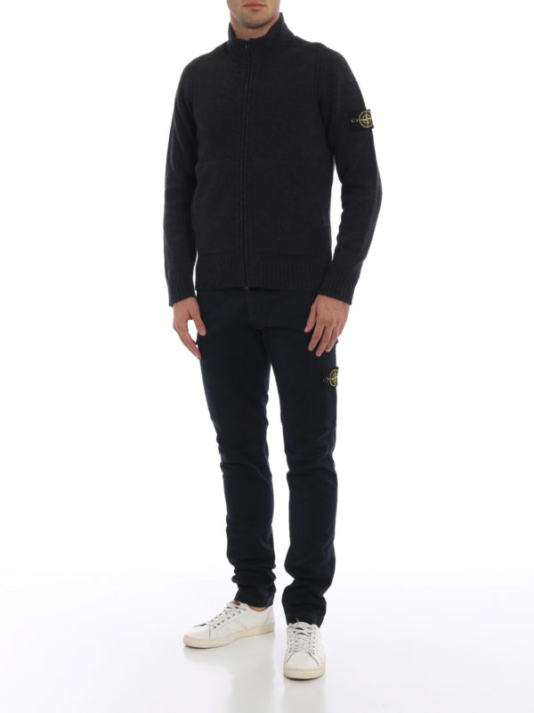 STONE ISLAND: Cardigans online - Cardigan - Dunkelgrau