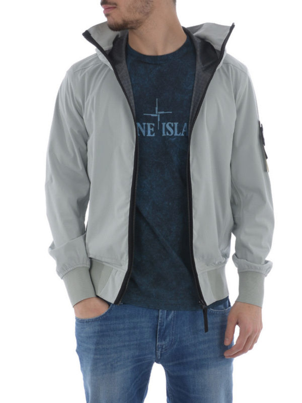 STONE ISLAND: Chaquetas casual online - Light Soft Shell Check Grid