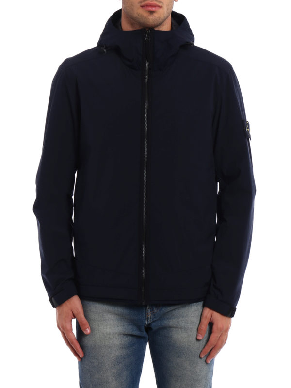 STONE ISLAND: casual jackets online - Soft Shell-Primaloft hooded jacket