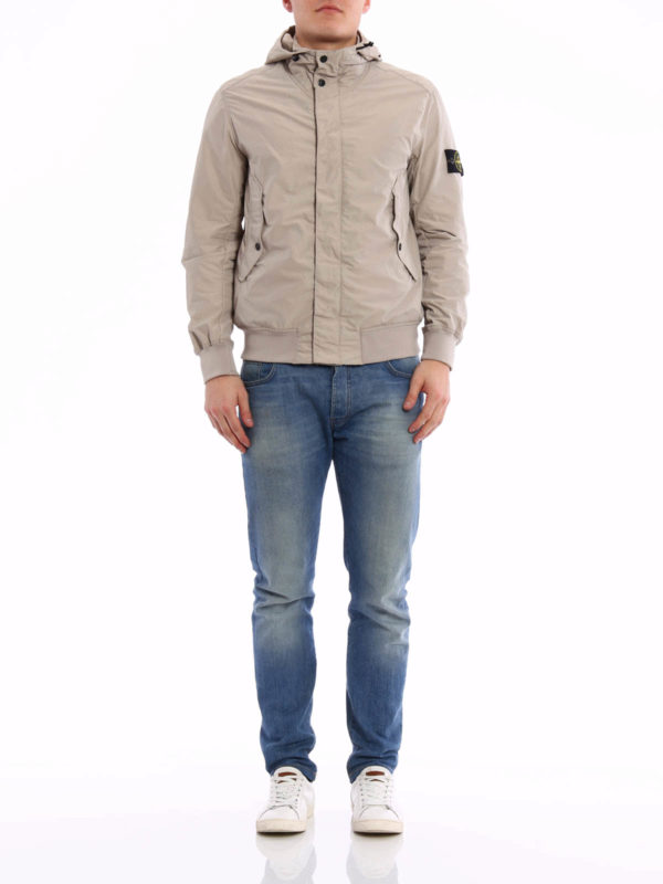 STONE ISLAND: casual jackets online - Waterproof hooded jacket