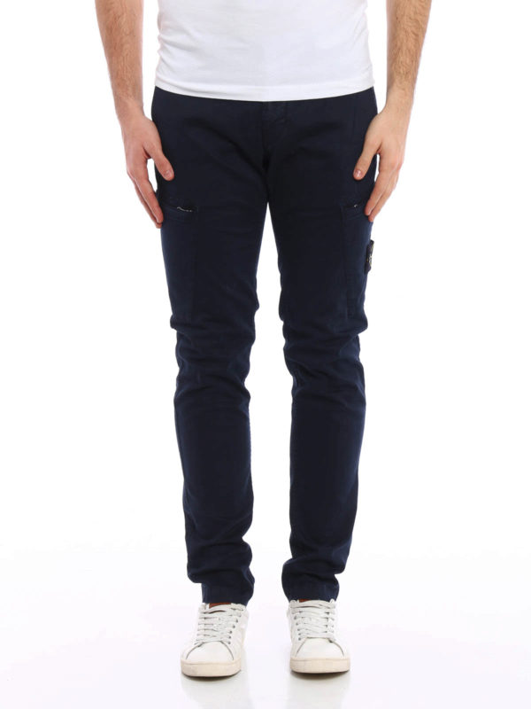 STONE ISLAND: Casual Hosen online - Casual Hosen Fur Herren - Blau