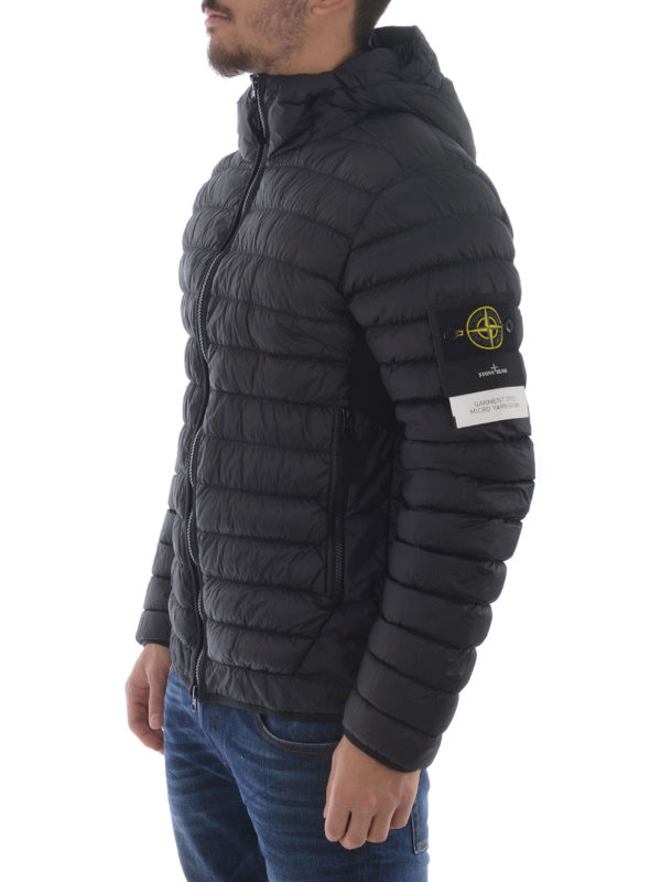 STONE ISLAND: padded jackets online - Black ultralight padded jacket