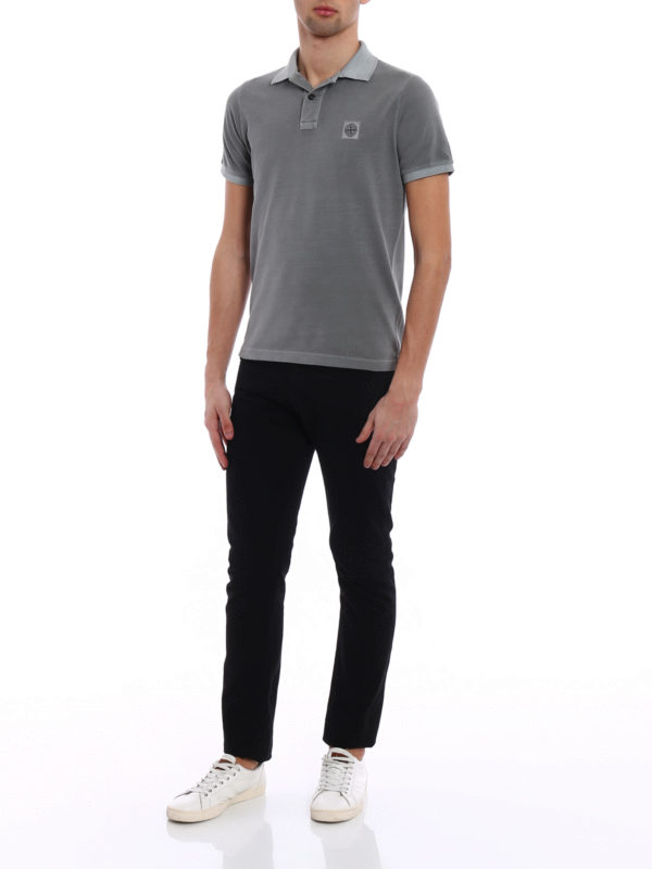 STONE ISLAND: Polos online - Polo - Gris