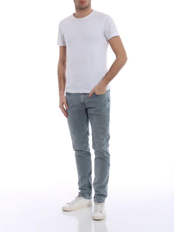 STONE ISLAND: skinny jeans online - SK bleach stone washed skinny jeans