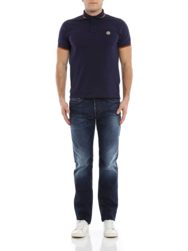 STONE ISLAND: straight leg jeans online - Slim jeans