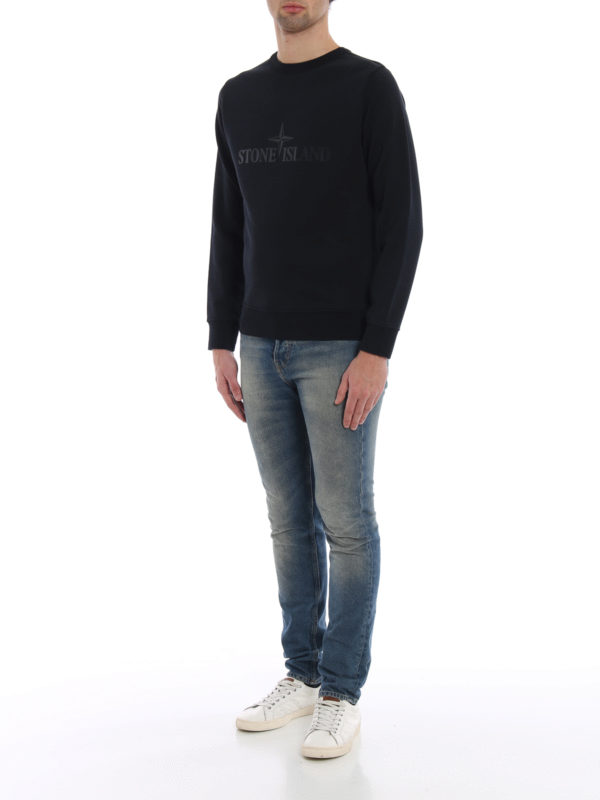 STONE ISLAND: Sweatshirts und Pullover online - Sweatshirt - Dunkelblau