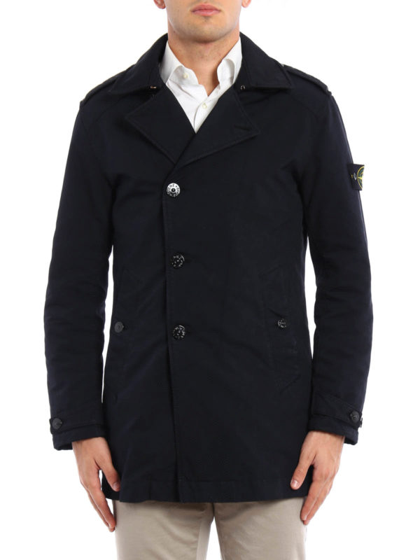 STONE ISLAND: Trenchcoats online - Trenchcoat David - Dunkelblau