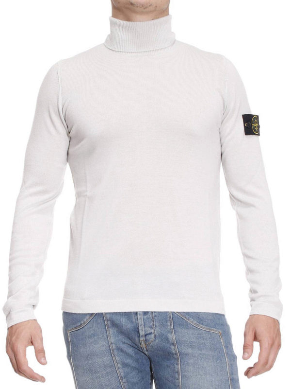 STONE ISLAND: Cuellos altos y polos online - Wool turtleneck