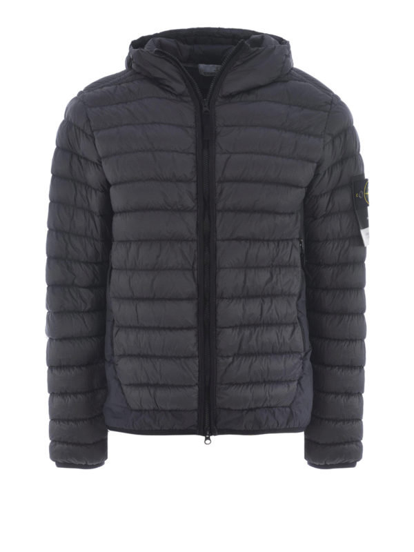 STONE ISLAND: Kurze Daunenjacken - Daunenjacke - Grau
