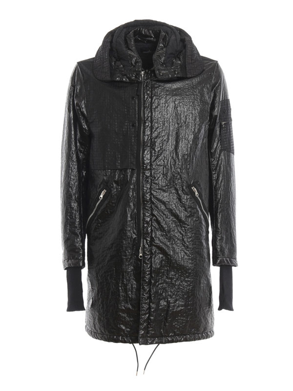 STONE ISLAND: Parkas - Dual Grid Nylon-Shadow Project