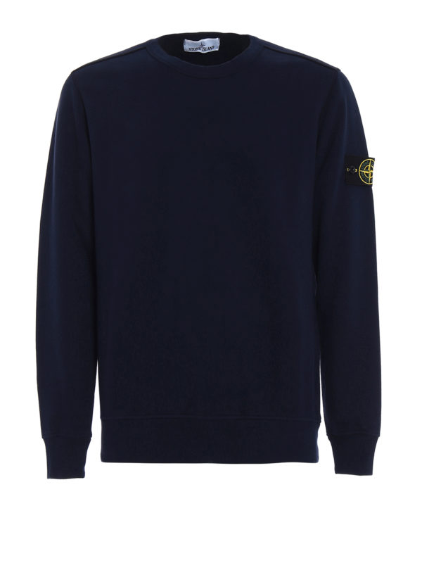 STONE ISLAND: Sudaderas y suéteres - Sudadera - Azul
