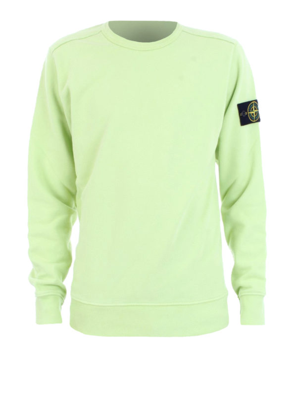 STONE ISLAND: Sweatshirts und Pullover - Sweatshirt - Hellgrün