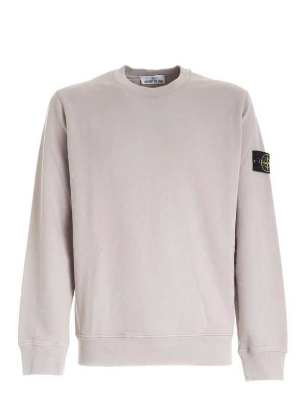 STONE ISLAND: Sudaderas y suéteres - Sudadera - Beis