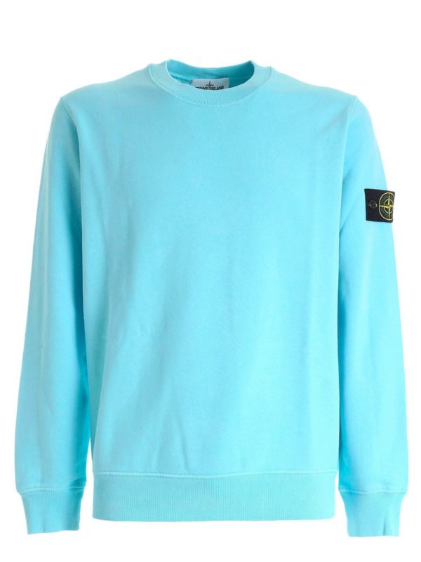 STONE ISLAND: Sweatshirts und Pullover - Sweatshirt - Hellblau