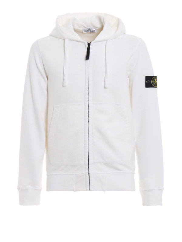 STONE ISLAND: Sudaderas y suéteres - Sudadera - Blanco