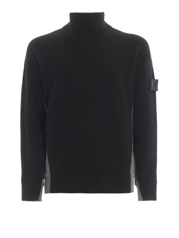 STONE ISLAND: Col roulé & Col polo - Pull Col Roulé - Shadow Project
