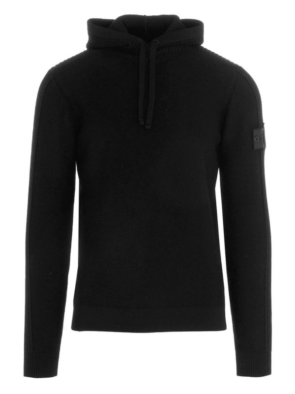 STONE ISLAND: Rollkragenpullover  und Polo-Ausschnitt - Rollkragenpullover - Schwarz