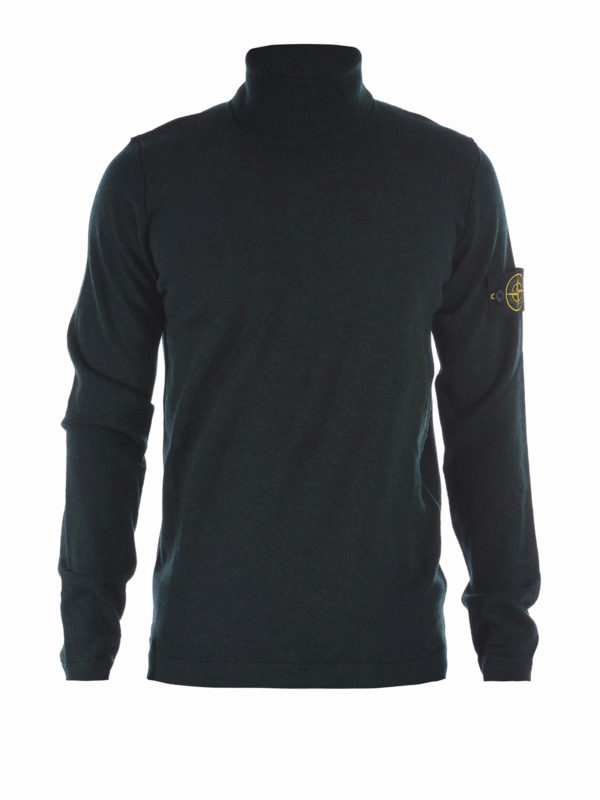 STONE ISLAND: Turtlenecks & Polo necks - Wool turtleneck