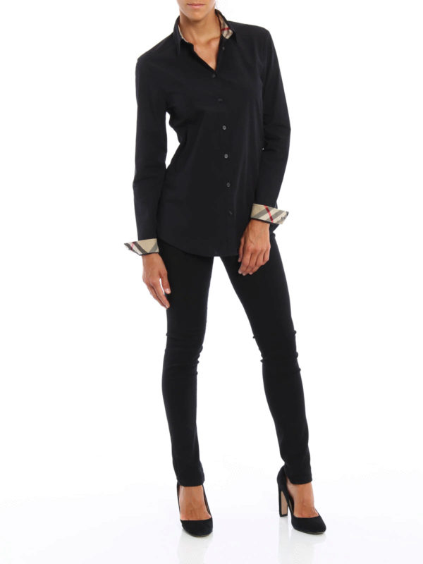 Hemd Fur Damen - Schwarz shop online: BURBERRY