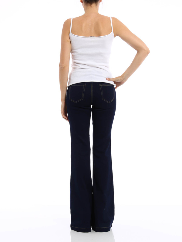 Stretch flared jeans shop online: MICHAEL KORS