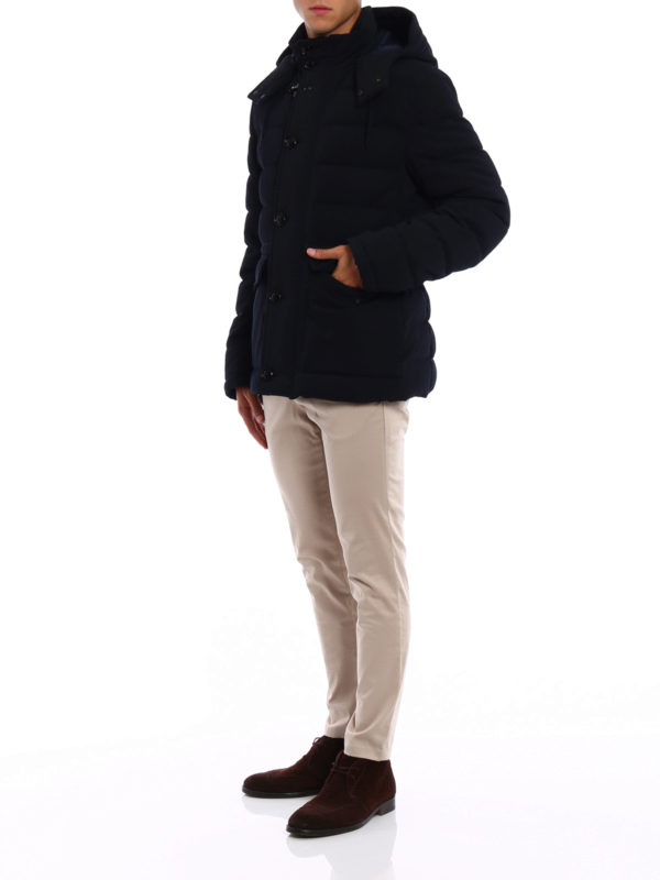 Stretch techno padded jacket shop online: FAY