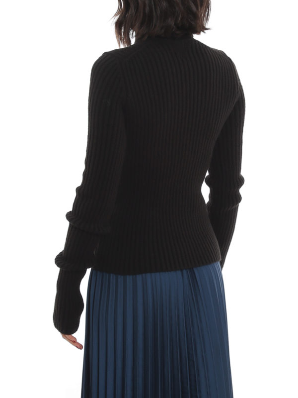 Stretch wool blend turtleneck shop online: BOTTEGA VENETA