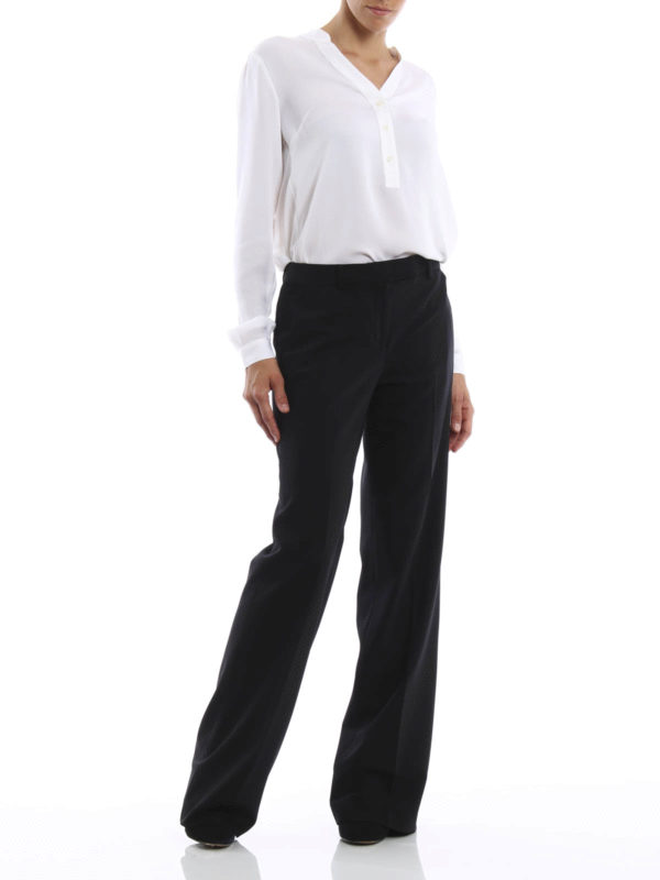 Stretch wool trousers shop online: MICHAEL KORS
