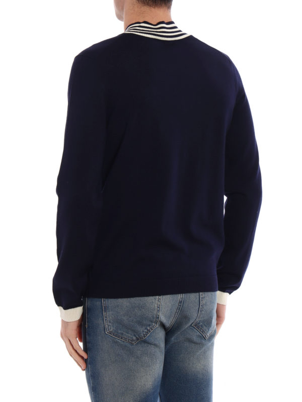 V-Pullover - Blau shop online: GUCCI
